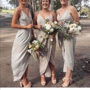SHONA JOY CORE COCKTAIL DRESS IN OYSTER